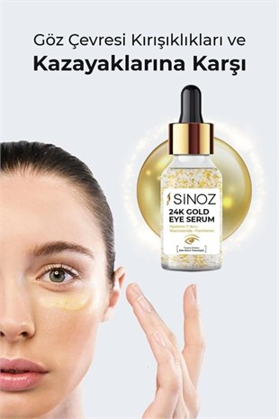 Sinoz Göz Çevresi Leke Ve Bakım 24k Altın Serumu 10 ml