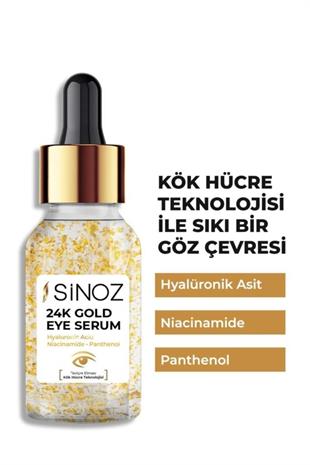 Sinoz Göz Çevresi Leke Ve Bakım 24k Altın Serumu 10 ml