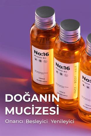 Sinoz No:16 Miracle Oil 100 ml Mucizevi Bakım Yağı 