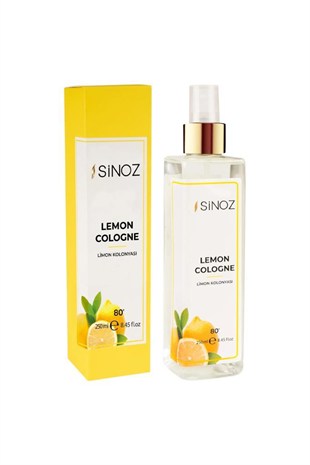 Sinoz Sprey Limon Kolonyası 80 Derece 250 ml 
