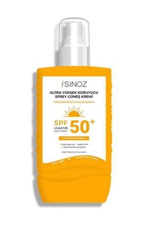Sinoz Ultra Yüksek Koruyucu SPF50 Güneş Krem Sprey 200 ml