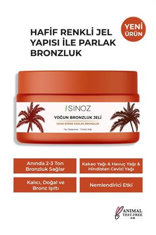 Sinoz Yoğun Bronzlaştırıcı Jel 200 ml