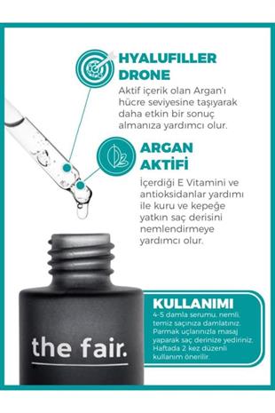 The Fair Drone-Targeted Argan 50 ml Besleyici Saç Serumu