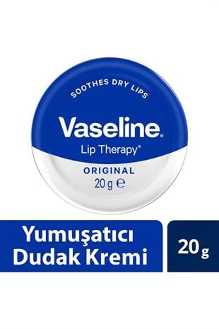 Vaseline Lip Therapy Yumuşatıcı Dudak Kremi Original 20 G