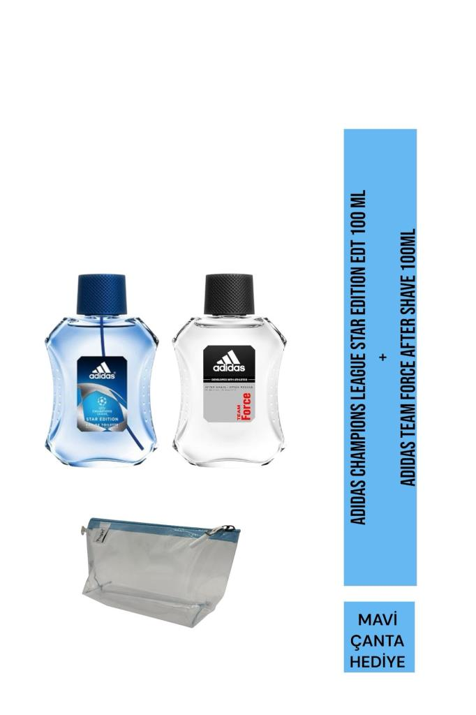 Adidas Champions League Star Edition EDT 100 ML+Team Force After Shave 100 ML