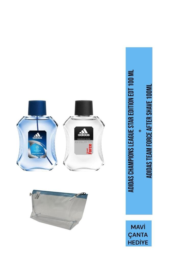 Adidas Champions League Star Edition EDT 100 ML+Team Force After Shave 100 ML