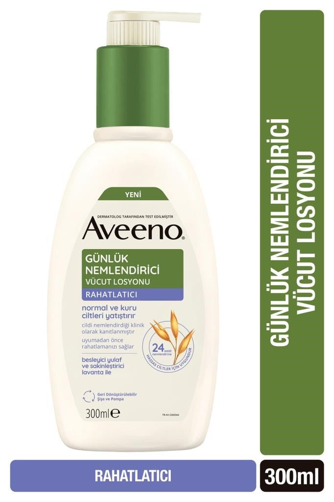 Aveeno Günlük Nemlendirici Vücut Losyonu - Lavanta 300 ml