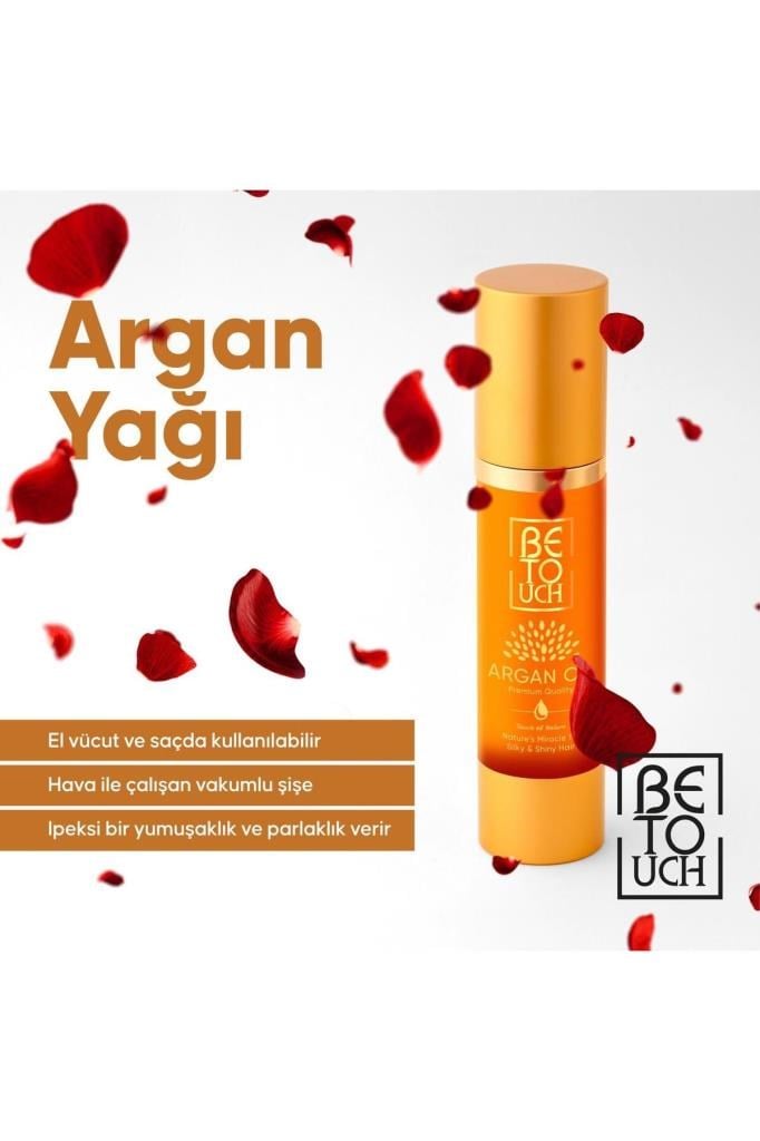 Be Touch Argan El Vücut ve Saç Bakım Yağı 50 ml