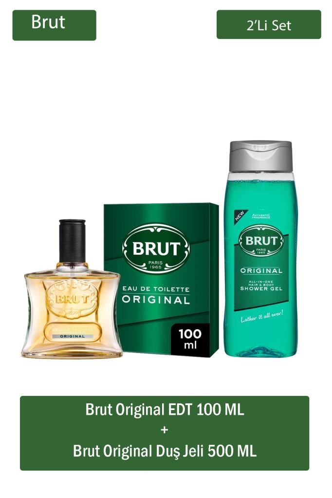 Brut Original EDT 100 ml+Duş Jeli 500 ml 
