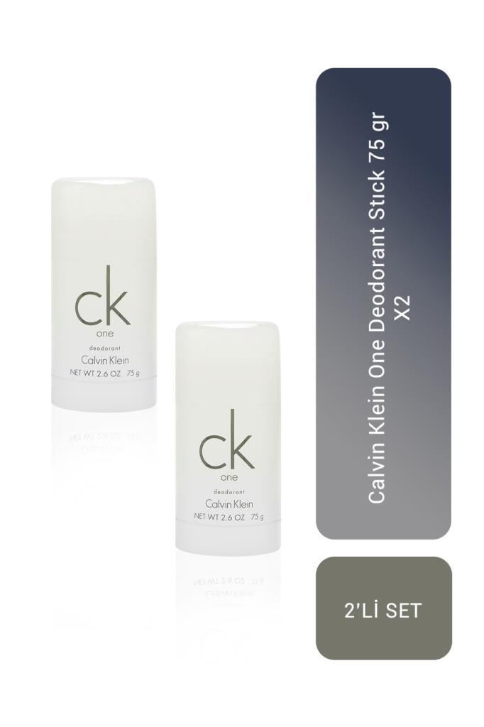 Calvin Klein One Deodorant Stick 75 GR X2 Adet