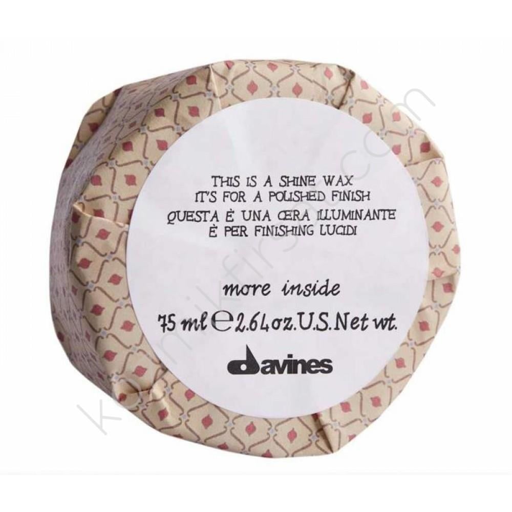 Davines More Inside Shine Parlak Wax 75 ml