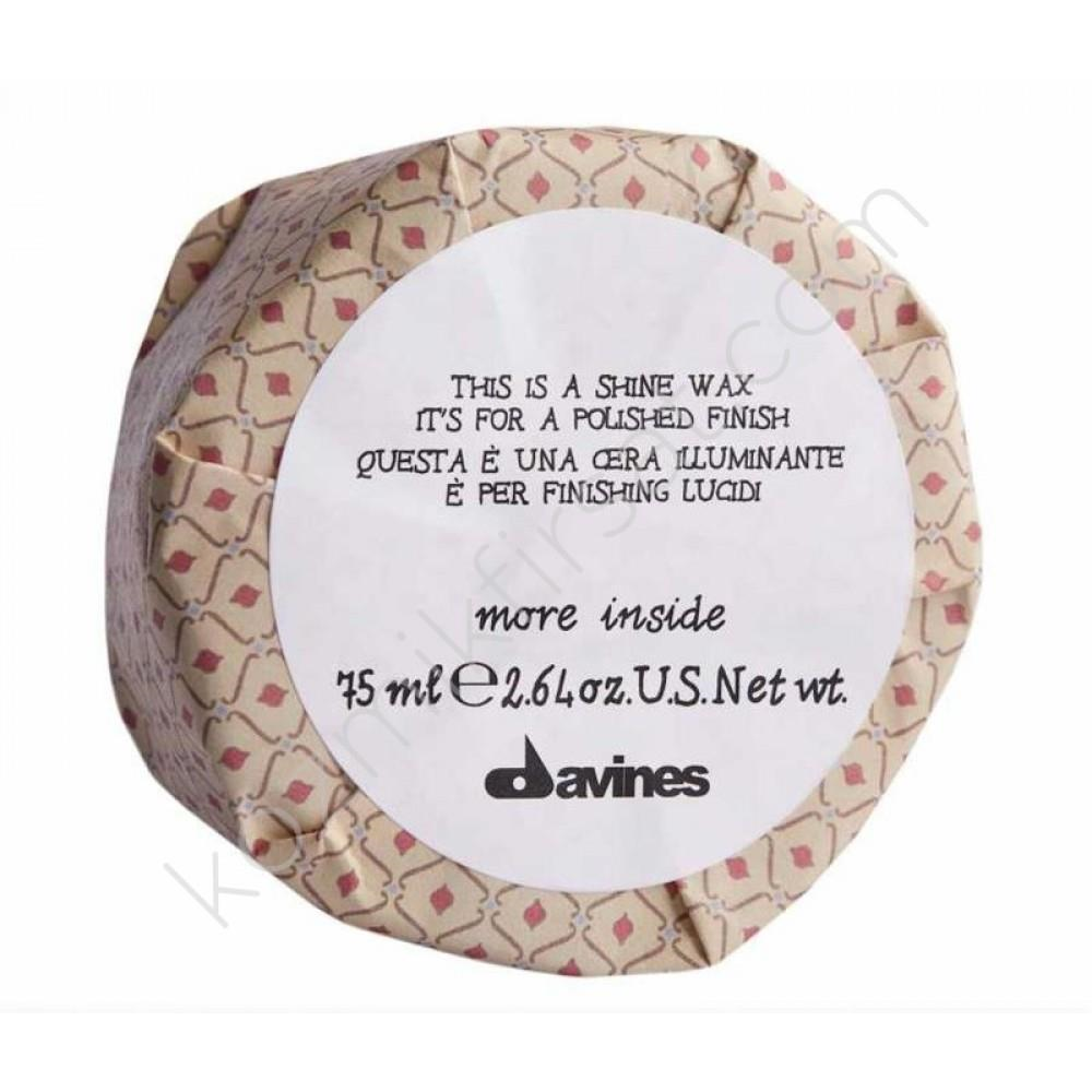 Davines More Inside Shine Parlak Wax 75 ml
