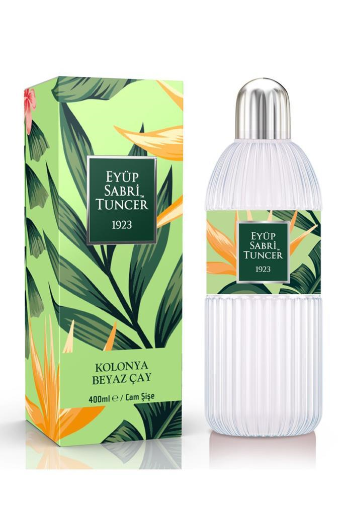 Eyüp Sabri Tuncer Beyaz Çay Cam Şişe Kolonya 400 ml