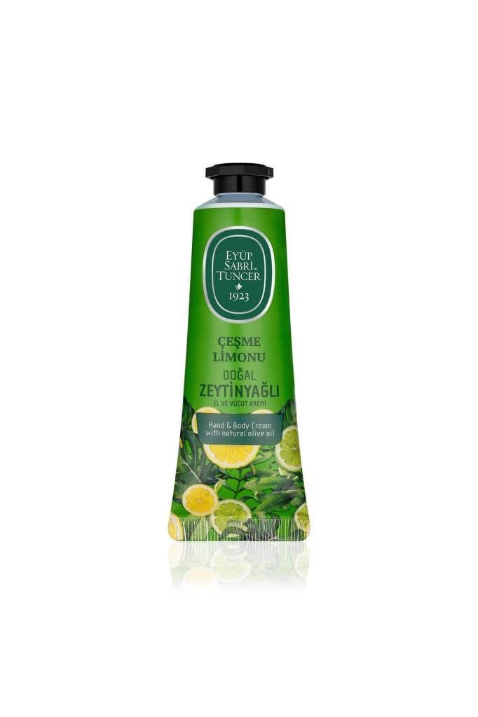 Eyüp Sabri Tuncer Çeşme Limonu Doğal Zeytinyağlı El ve Vücut Kremi 50 ml