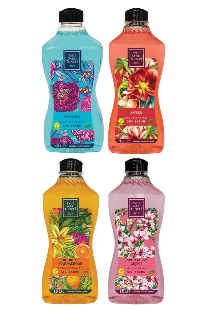 Eyüp Sabri Tuncer Sıvı Sabun Seti 1500 ml x 4 Adet
