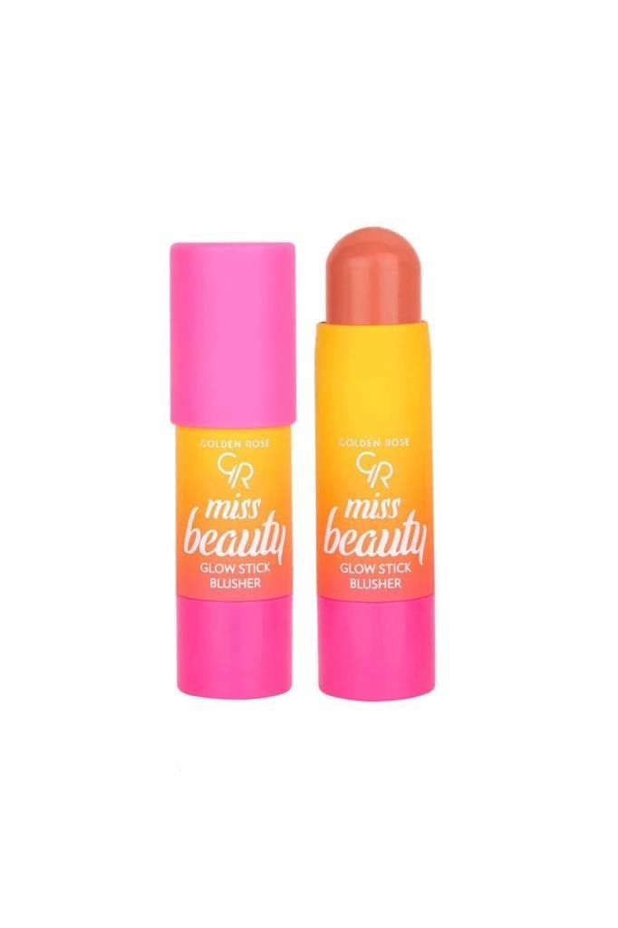 Golden Rose Miss Beauty Glow Stick Blusher 01 Peach Flash Allık