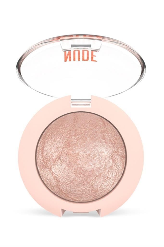 Golden Rose Nude Look Pearl Baked Eyeshadow 01 Ivory