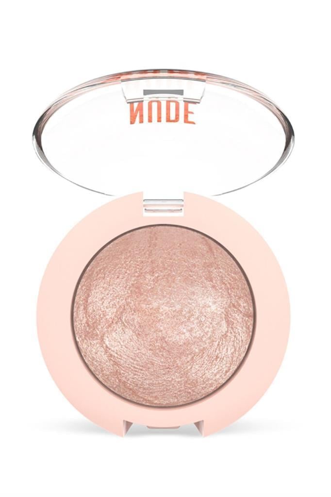 Golden Rose Nude Look Pearl Baked Eyeshadow 01 Ivory