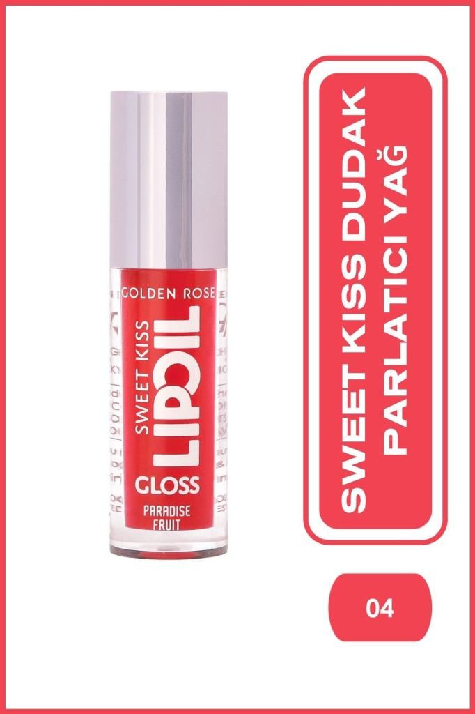 Golden Rose Sweet Kiss Lip Oil Gloss 04 Paradise Fruit Dudak Parlatıcısı