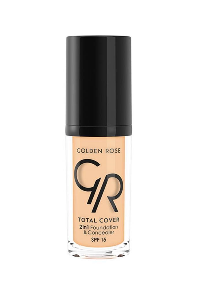 Golden Rose Total Cover Foundation 22 Natural Beige 30 ml