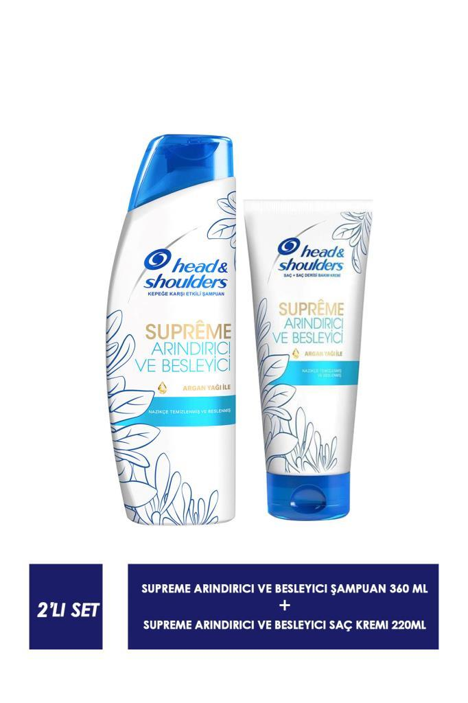 Head&Shoulders Supreme Arındırıcı Şampuan 300 ml +  Saç Kremi 220 ml 