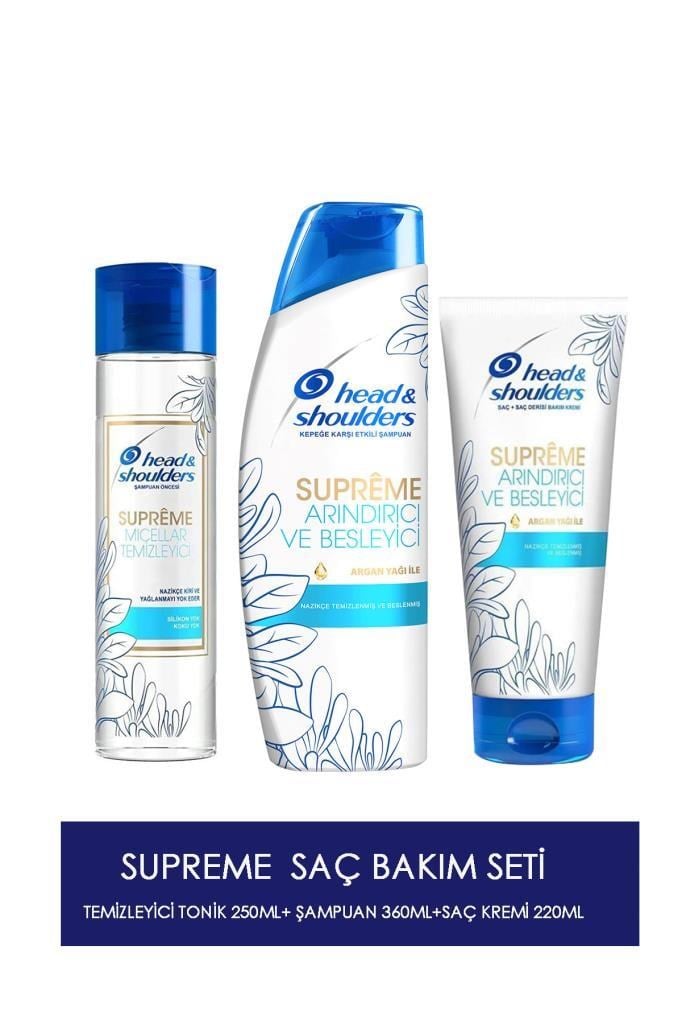 Head&Shoulders Supreme Arındırıcı Ve Besleyeci Saç Bakım Seti