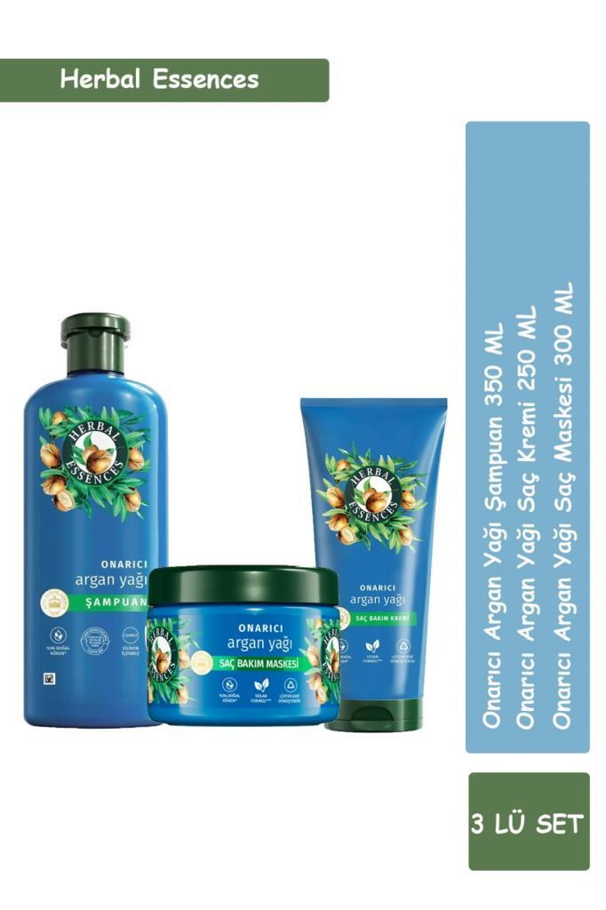 Herbal Essences Onarıcı Argan Yağı Saç Bakım Set