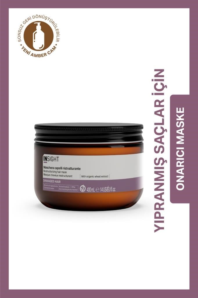 Insight Yıpranmış Saçlar İçin Onarıcı Maske 400 ml