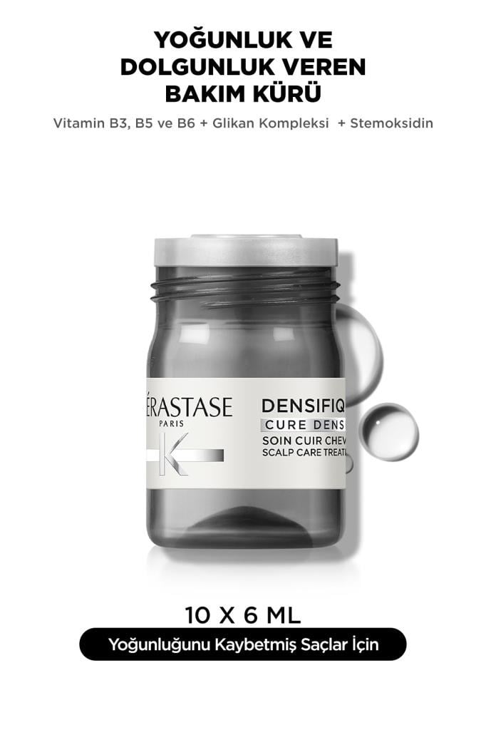 Kerastase Densifique Saç Yoğunluğu Artıran Saç Derisi Bakım Kürü 10*6m