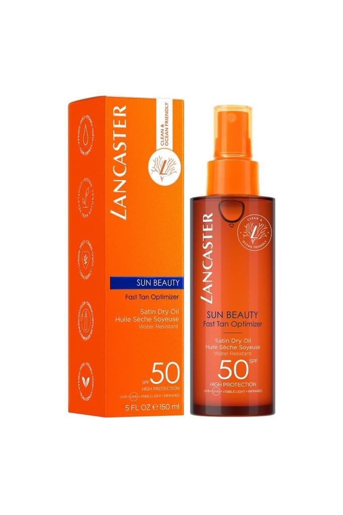 Lancaster Sun Beauty Satin Dry Oil SPF50 150 ml Bronzlaştırıcı