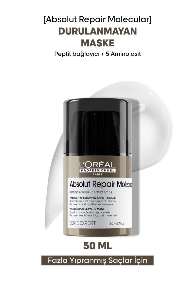 Loreal Professionnel Absolut Repair Molecular Leave-In Durulanmayan Maske 50 ml