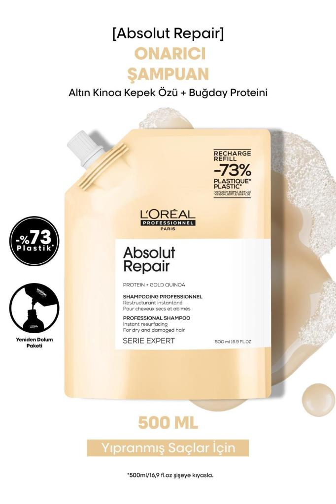 Loreal Professionnel Absolut Repair Onarıcı Şampuan Refill  500 ml