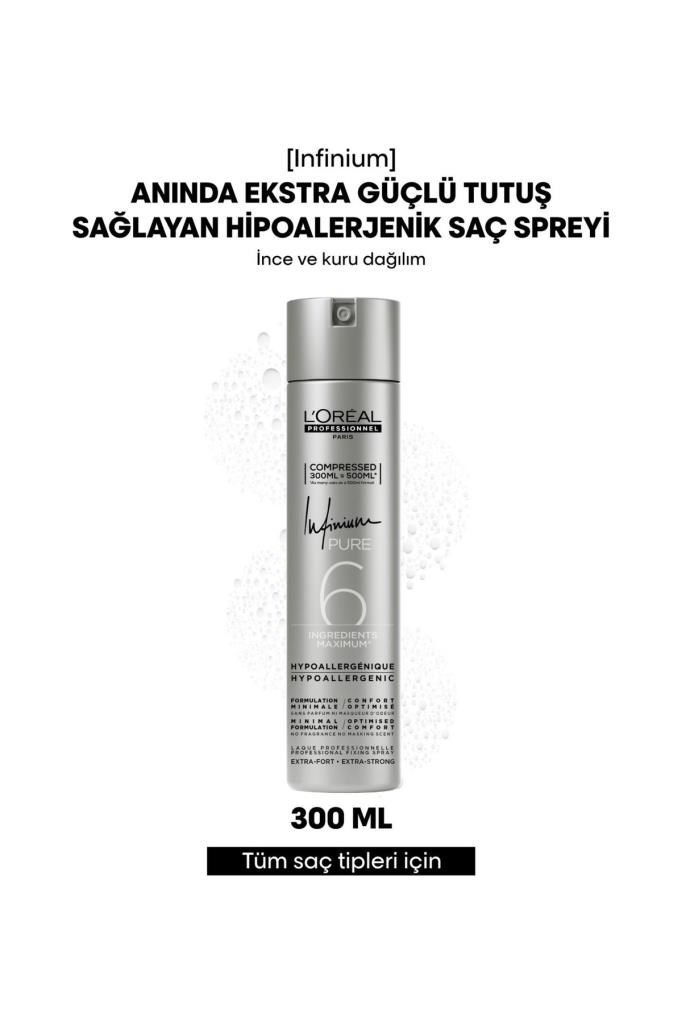 Loreal Professionnel Infinium Ekstra Güçlü Tutuşlu Saç Sprey 300 ml