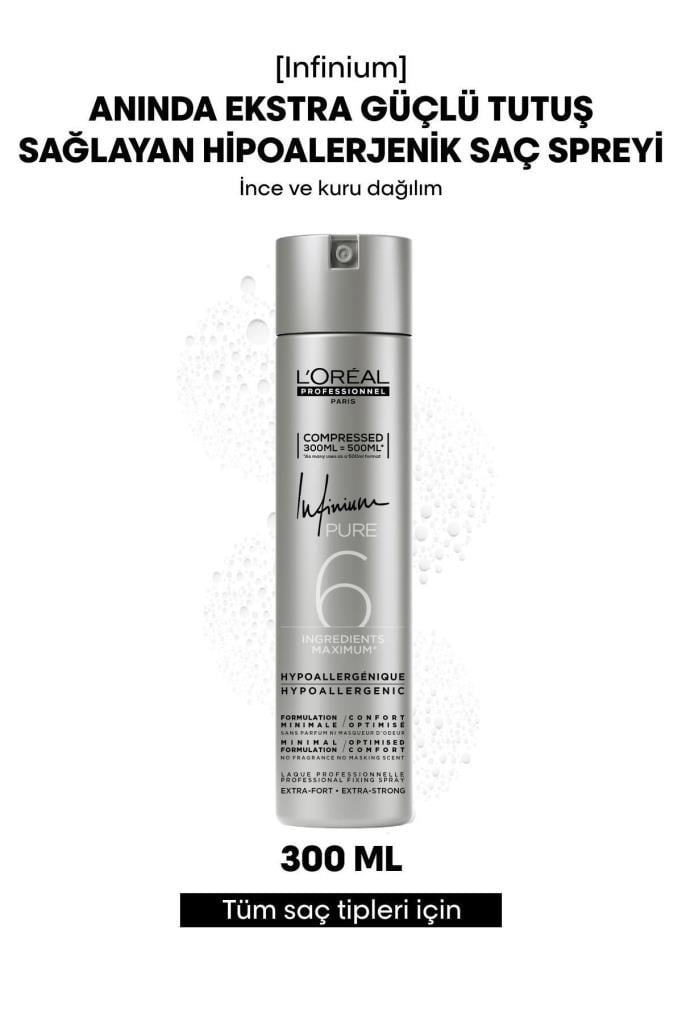 Loreal Professionnel Infinium Güçlü Tutuşlu Saç Spreyi