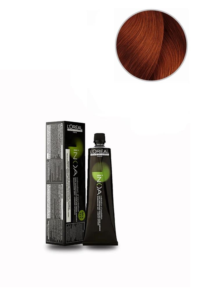 Loreal Professionnel Inoa 6.46 Koyu Kumral Bakır Kızıl 60 gr Saç Boyası 