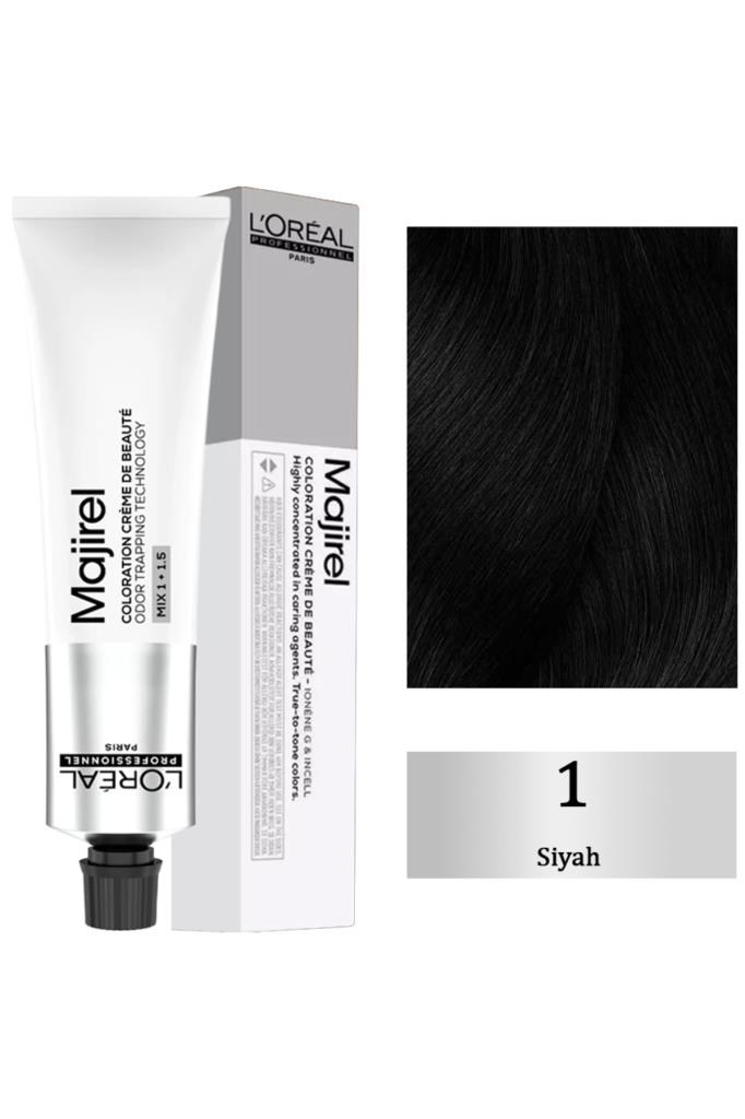 Loreal Professionnel Majirel 1 Doğal Siyah 60 ml Saç Boyası