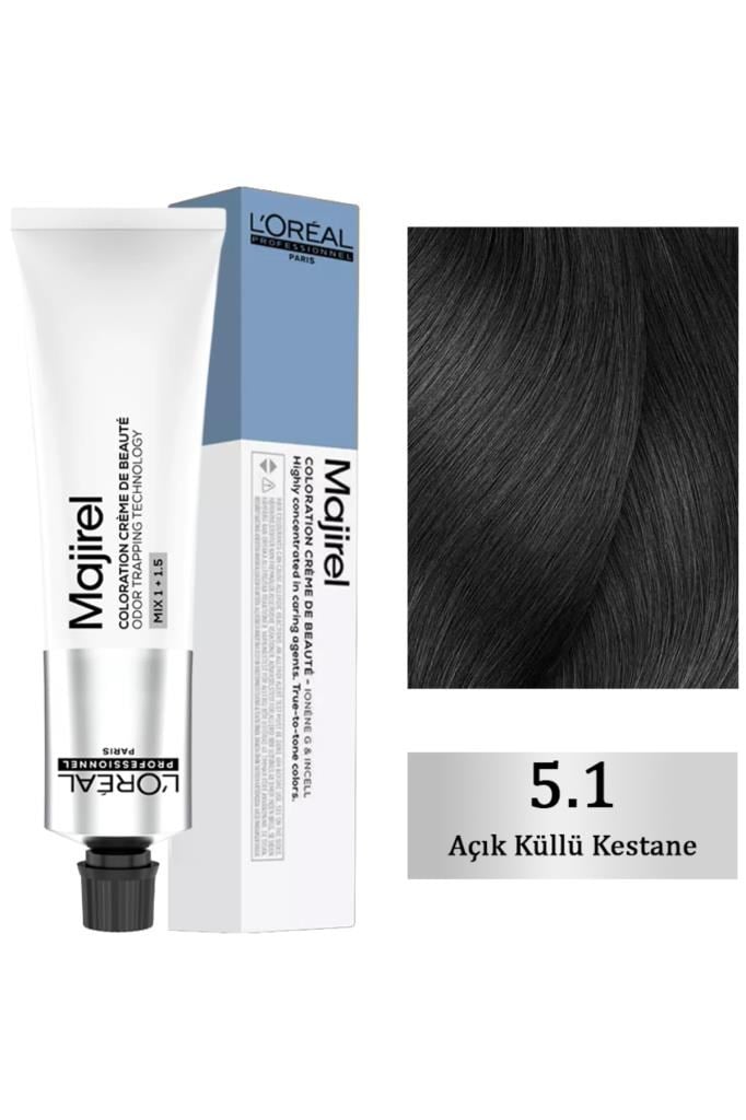 Loreal Professionnel Majirel 5.1 Açık Kahve Küllü 60 ml Saç Boyası