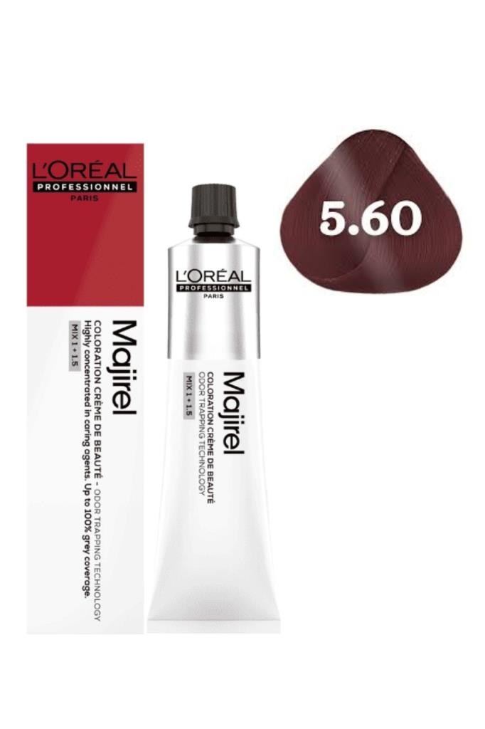 Loreal Professionnel Majirel 5.60 Açık Kestane Kızıl İrize 60 ml Saç Boyası