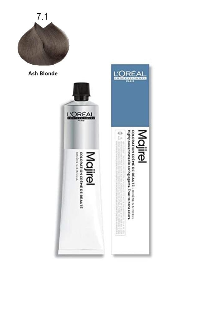 Loreal Professionnel Majirel 7.1 Ash Blonde 50 ml Saç Boyası