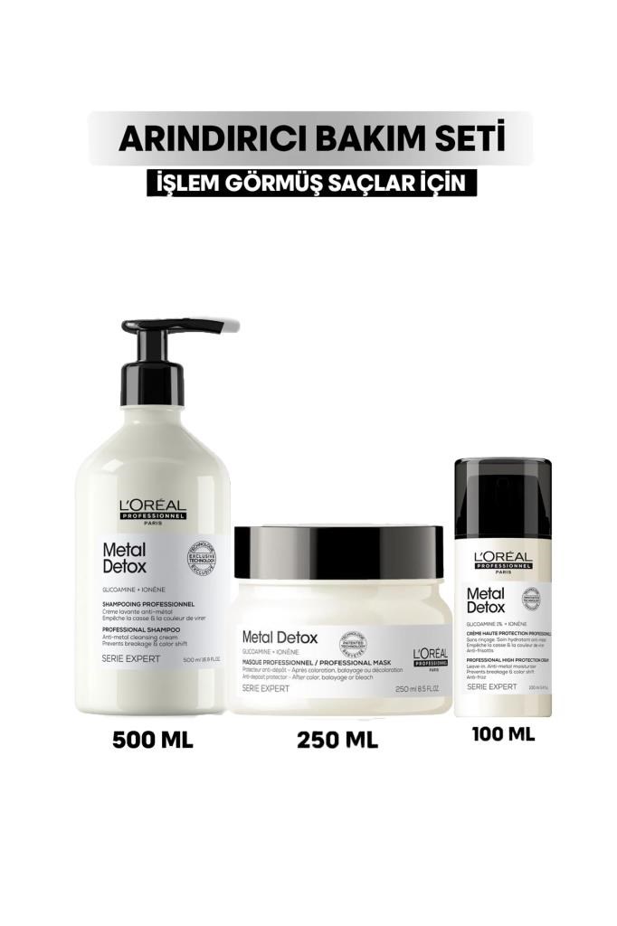 Loreal Professionnel Metal Detox 500 ml Saç Bakım Seti