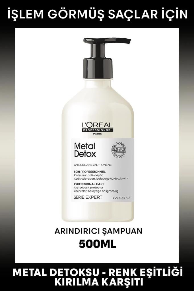 Loreal Professionnel Metal Detox Arındırıcı Şampuan 500 ml