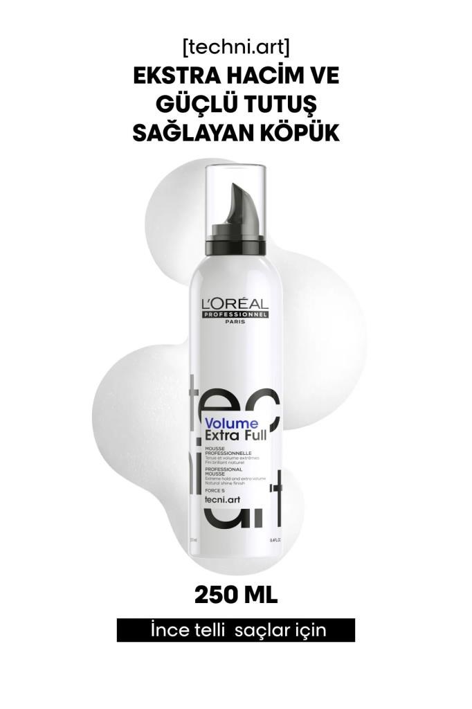Loreal Professionnel Techni Art Full Volume Extra Ekstra Hacimlendirici Saç Köpüğü 250 ml