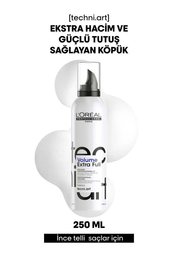 Loreal Professionnel Techni Art Full Volume Extra Ekstra Hacimlendirici Saç Köpüğü 250 ml