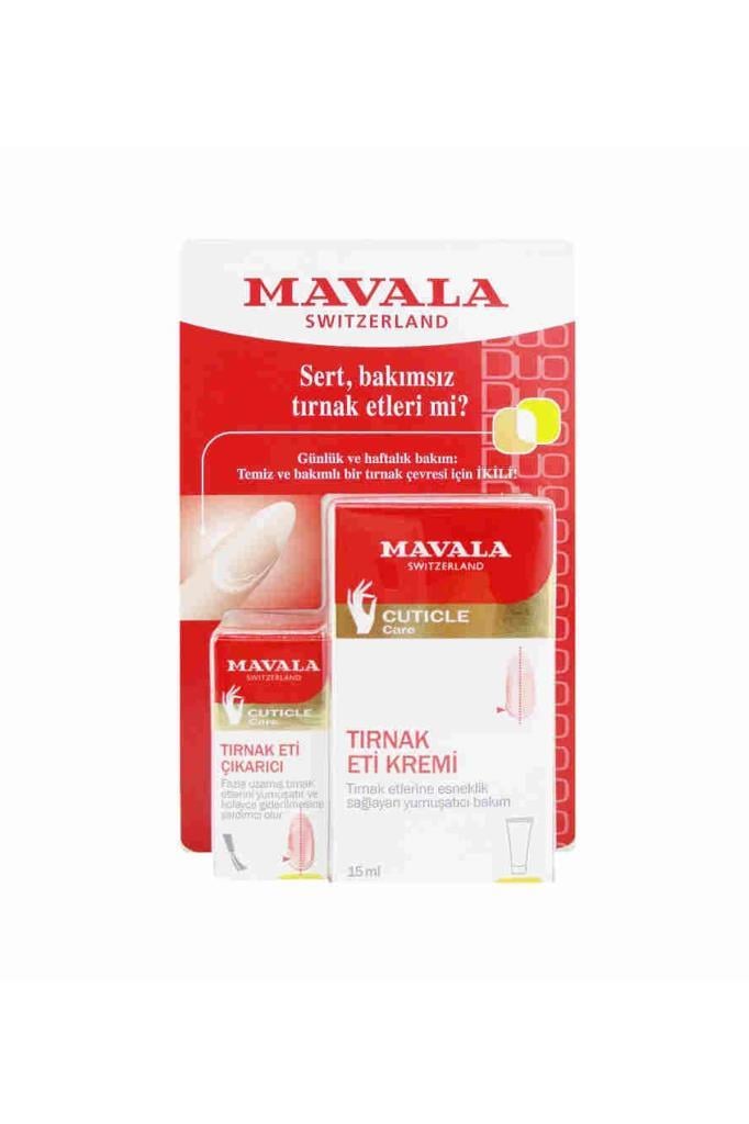 Mavala Tırnak Eti Kremi 15 ml + Tırnak Eti Çıkarıcı 5 ml Bakım Seti