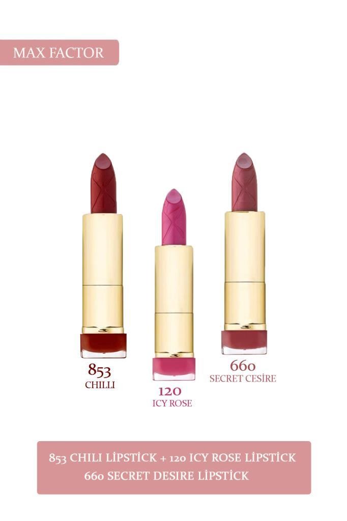 Max Factor Colour Elixir 3-Lü Ruj Seti 4