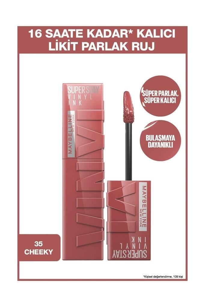 Maybelline New York Super Star Vinyl Ink 35 Cheeky Ruj