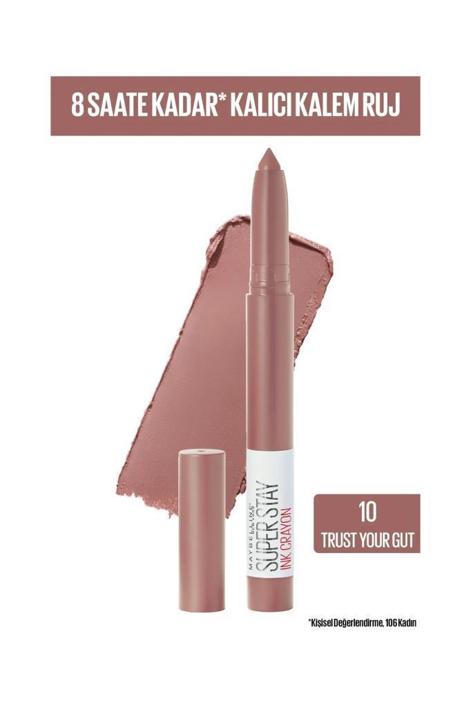 Maybelline New York Super Stay Ink Crayon 10 Trust Your Gut Ruj