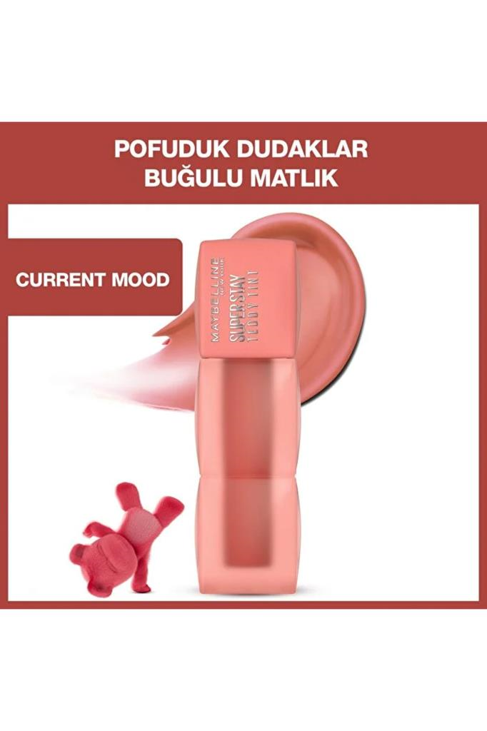 Maybelline New York Super Stay Teddy Tint 10 Current Mood