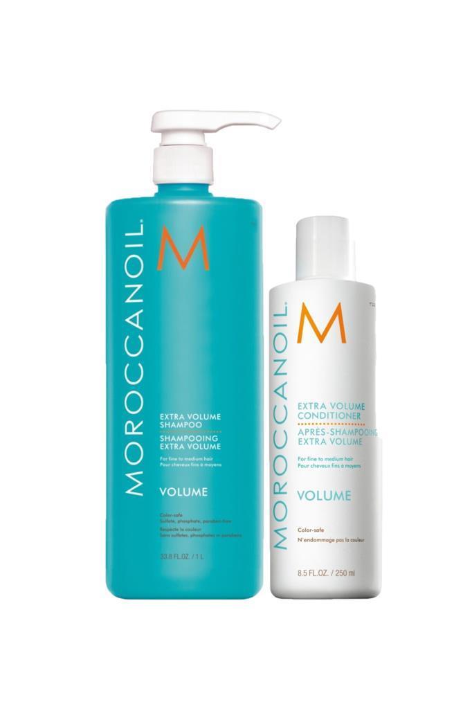 Moroccanoil Extra Volume Şampuan 1000 ml + Saç Kremi 250 ml