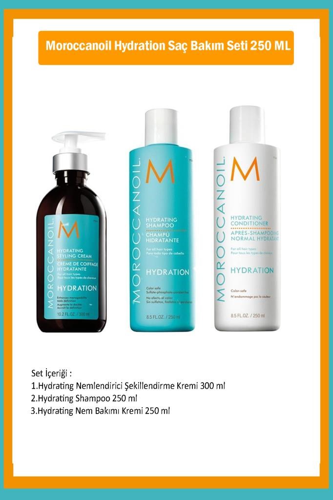 Moroccanoil Hydration Saç Bakım Seti 250 ML